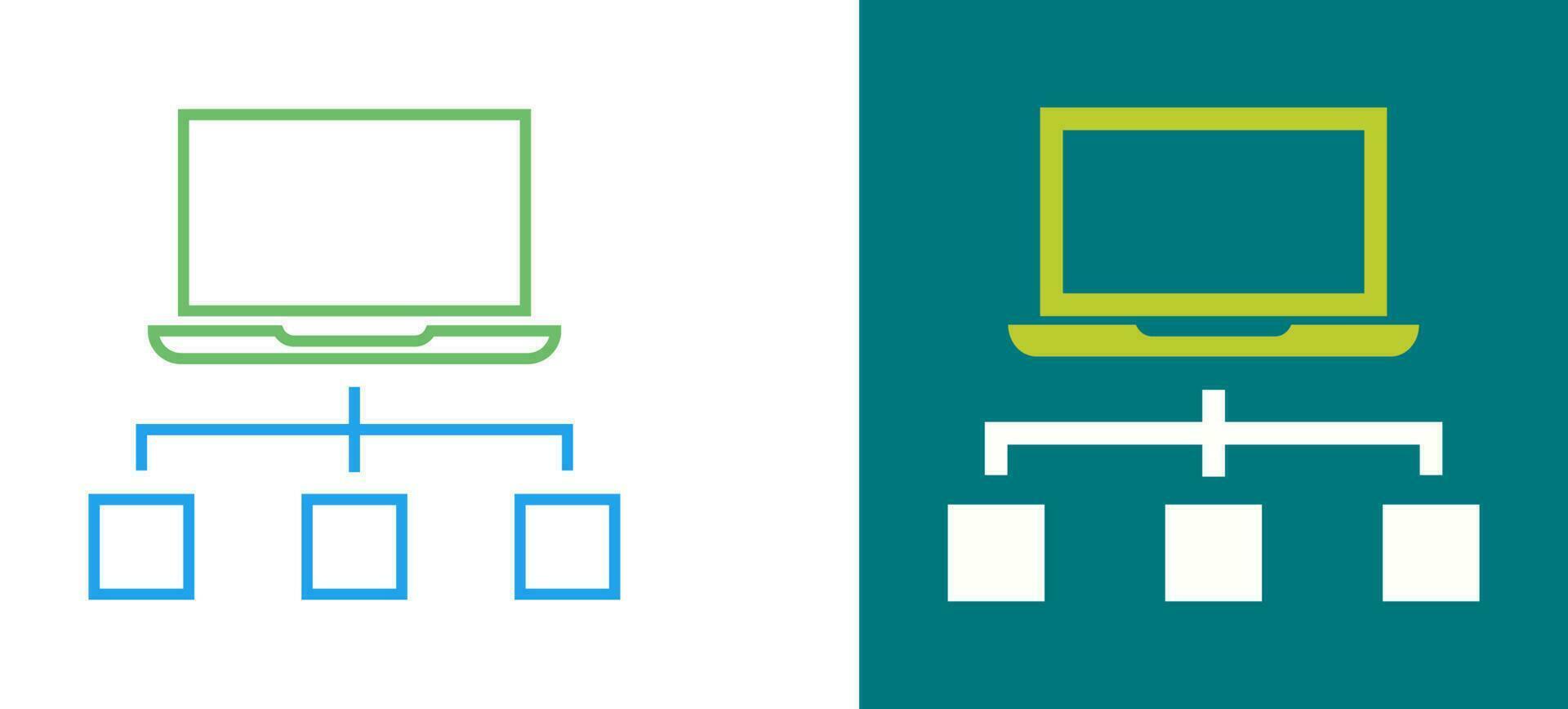 System Connection Vector Icon