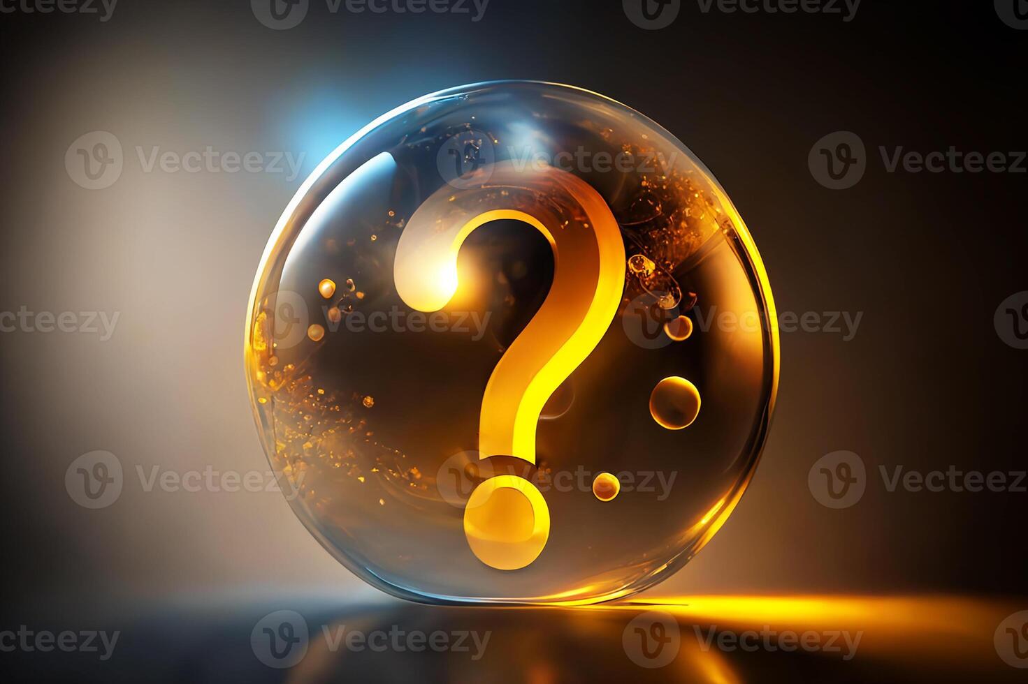 Question mark, question and answer icon. photo