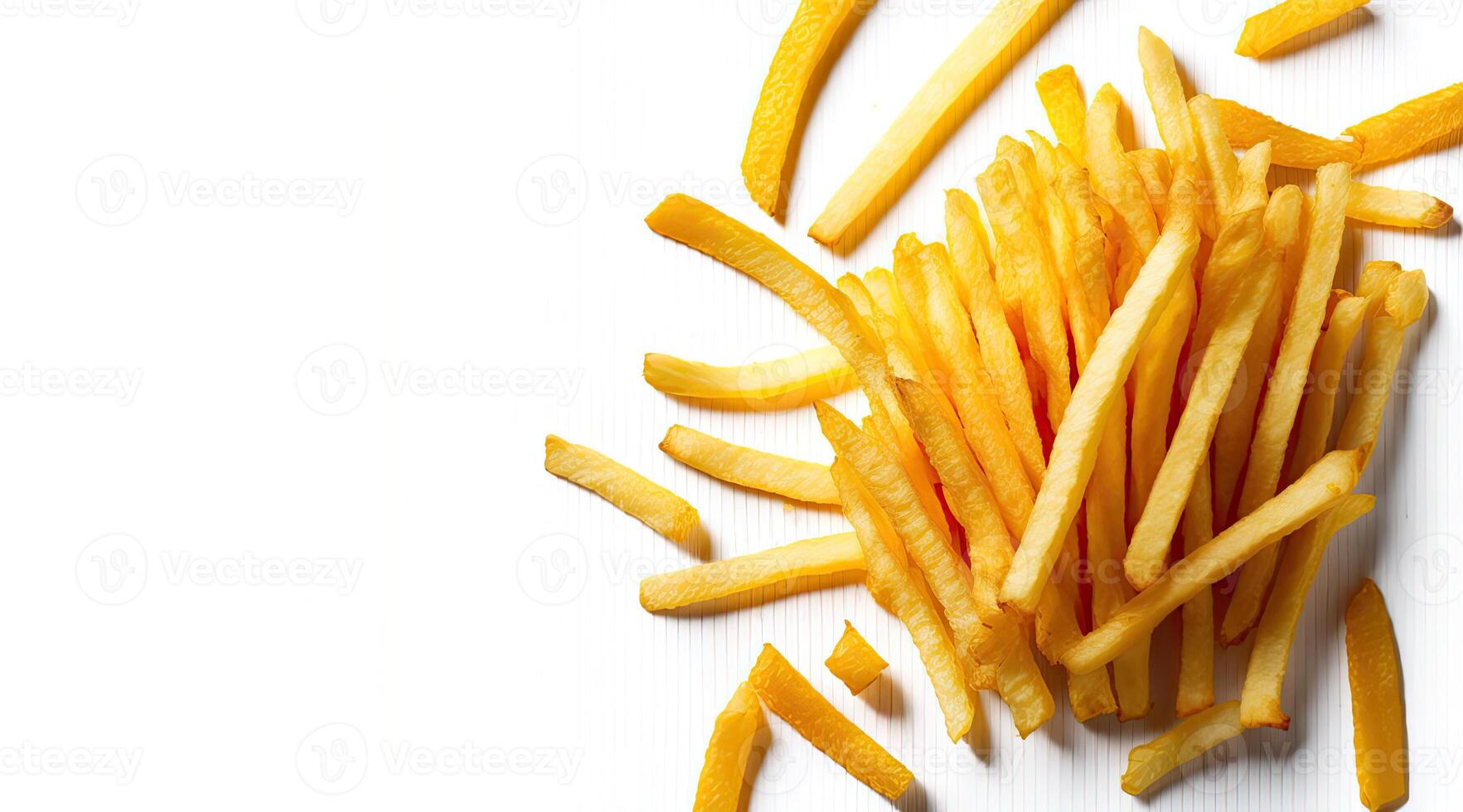 French fries. Generative AI photo