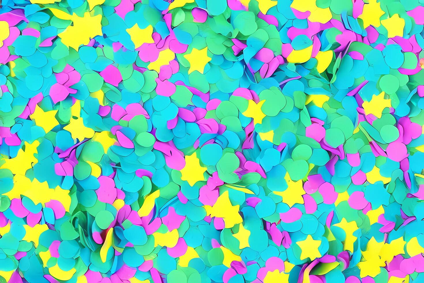 colorful confetti fancy background photo