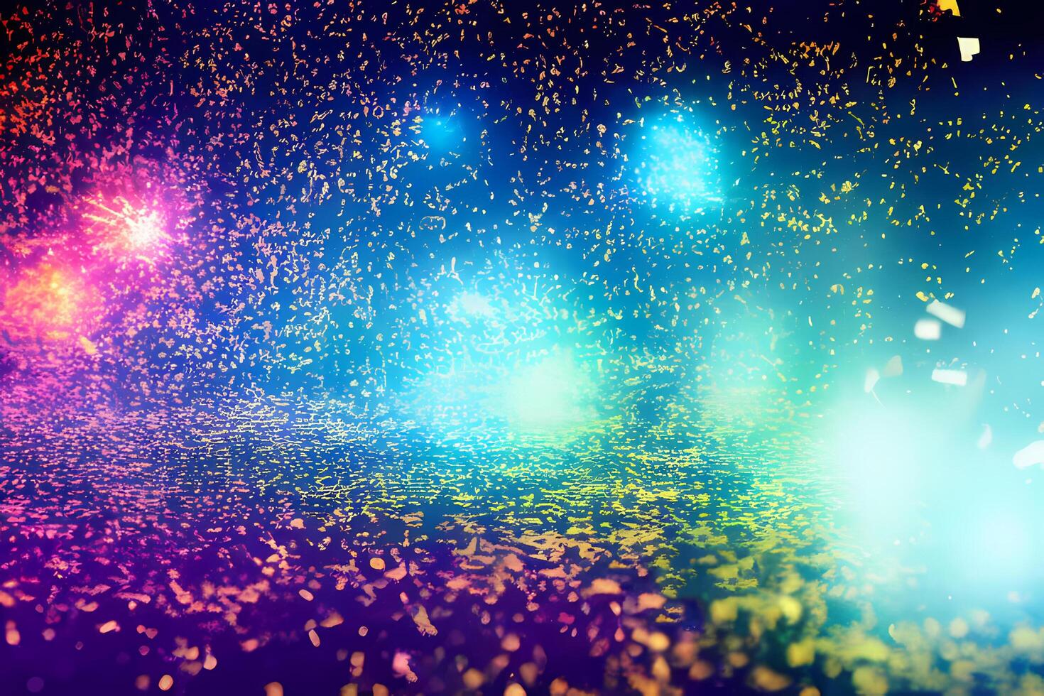 colorful confetti fancy background photo
