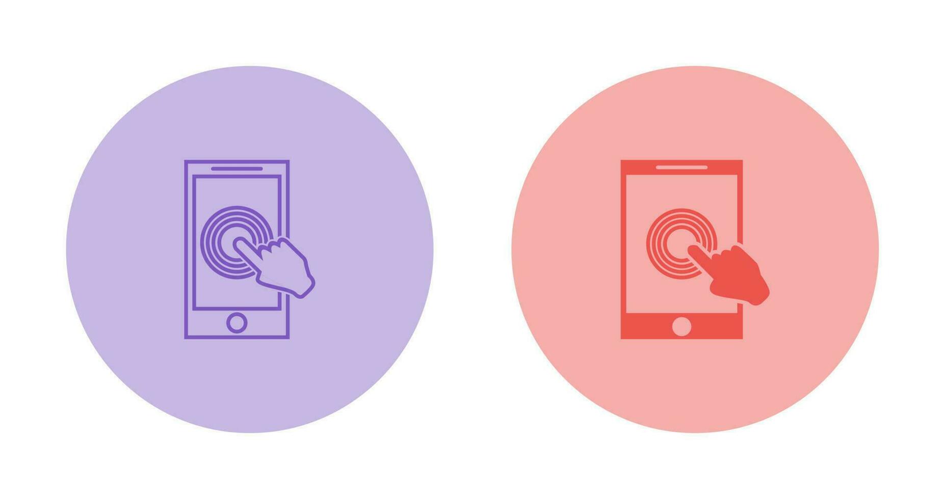 Touch Screen Vector Icon