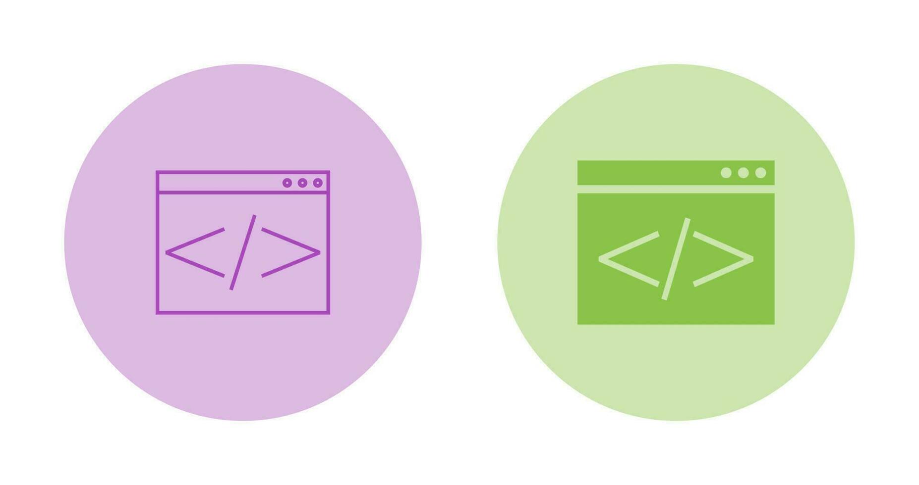 Html Coding Vector Icon