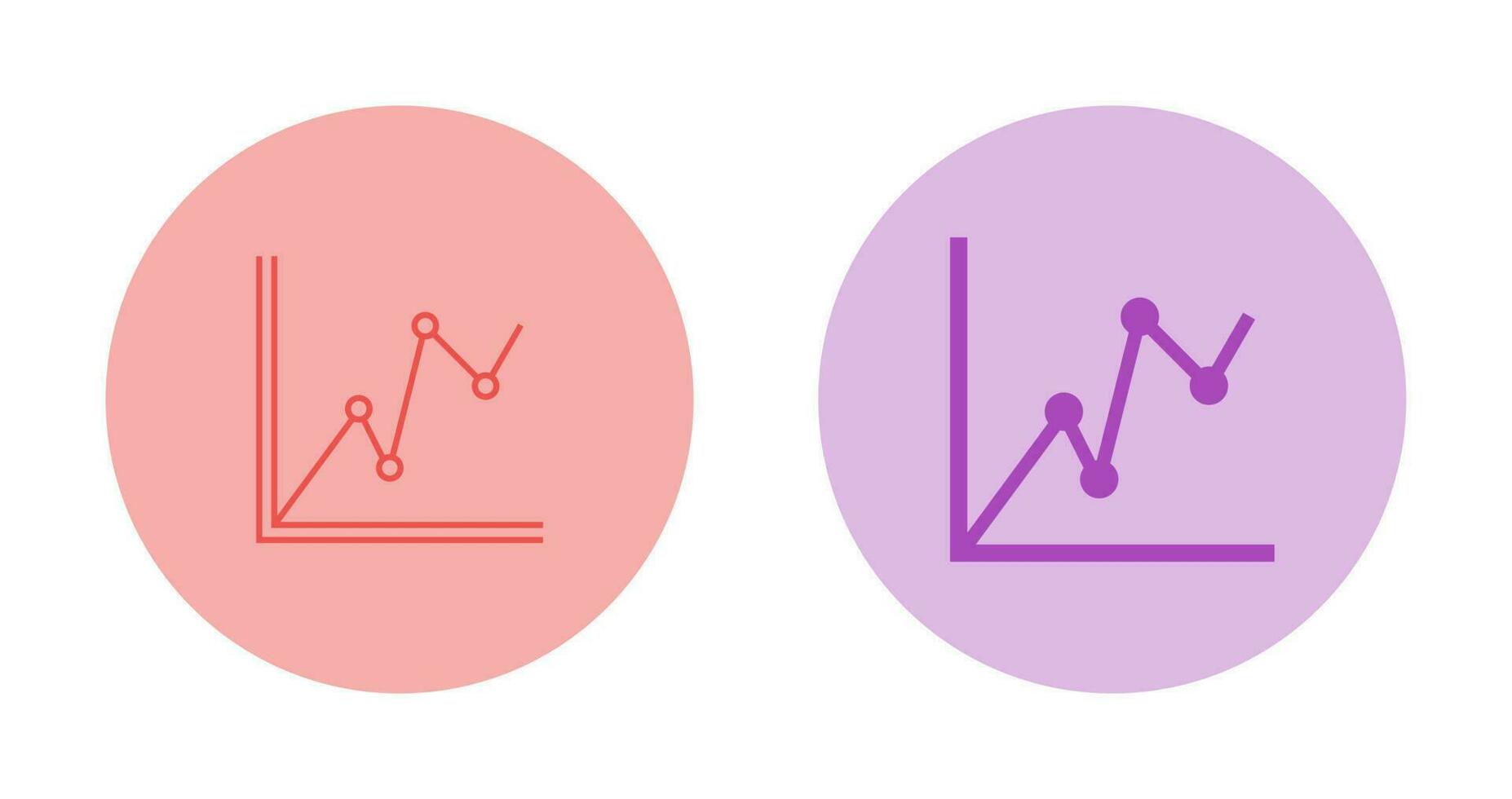 Statistical Graph Vector Icon