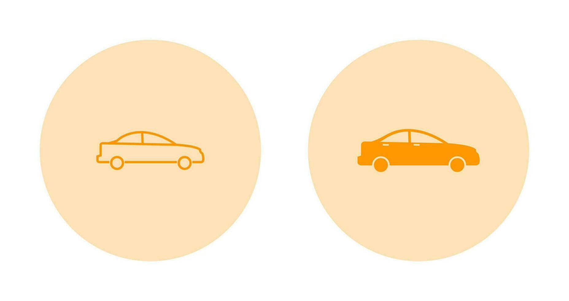 Commercial Business Car Vector Icon