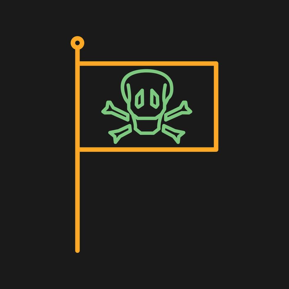 PIrate Flag Vector Icon