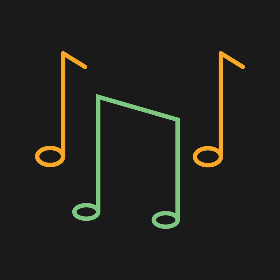 Musical Notes Vector Icon