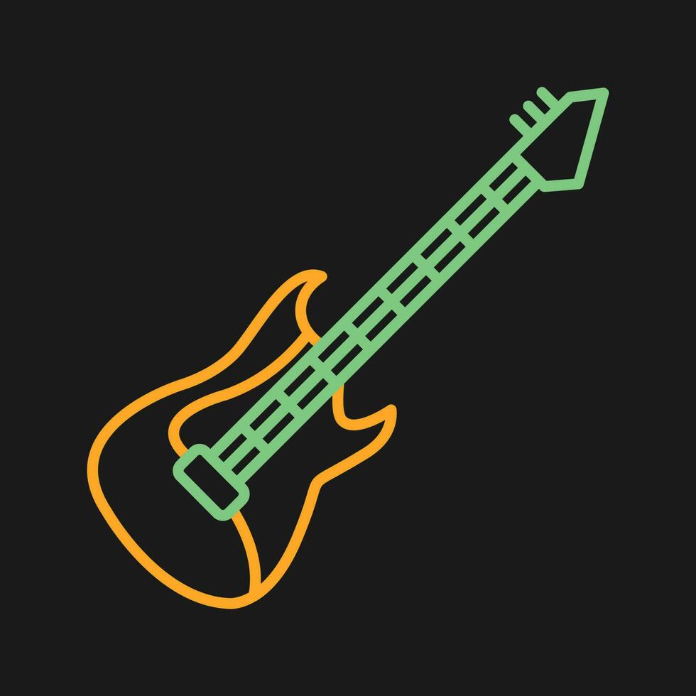 Electric Guitar Vector Icon