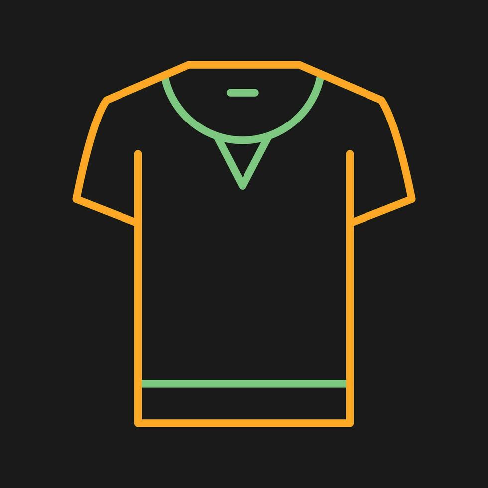 icono de vector de camiseta