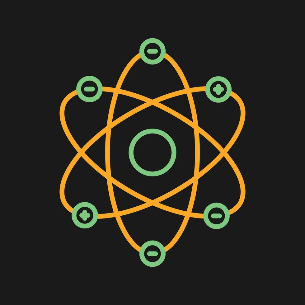 Atom Structure Vector Icon