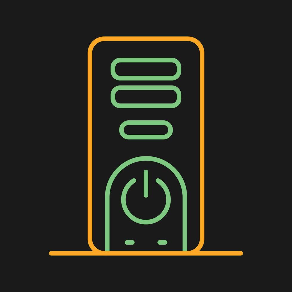 Cpu Tower Vector Icon