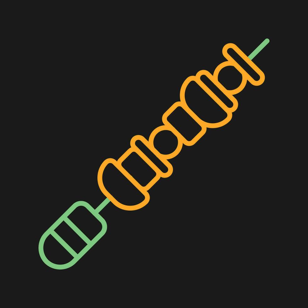 Skewers Vector Icon