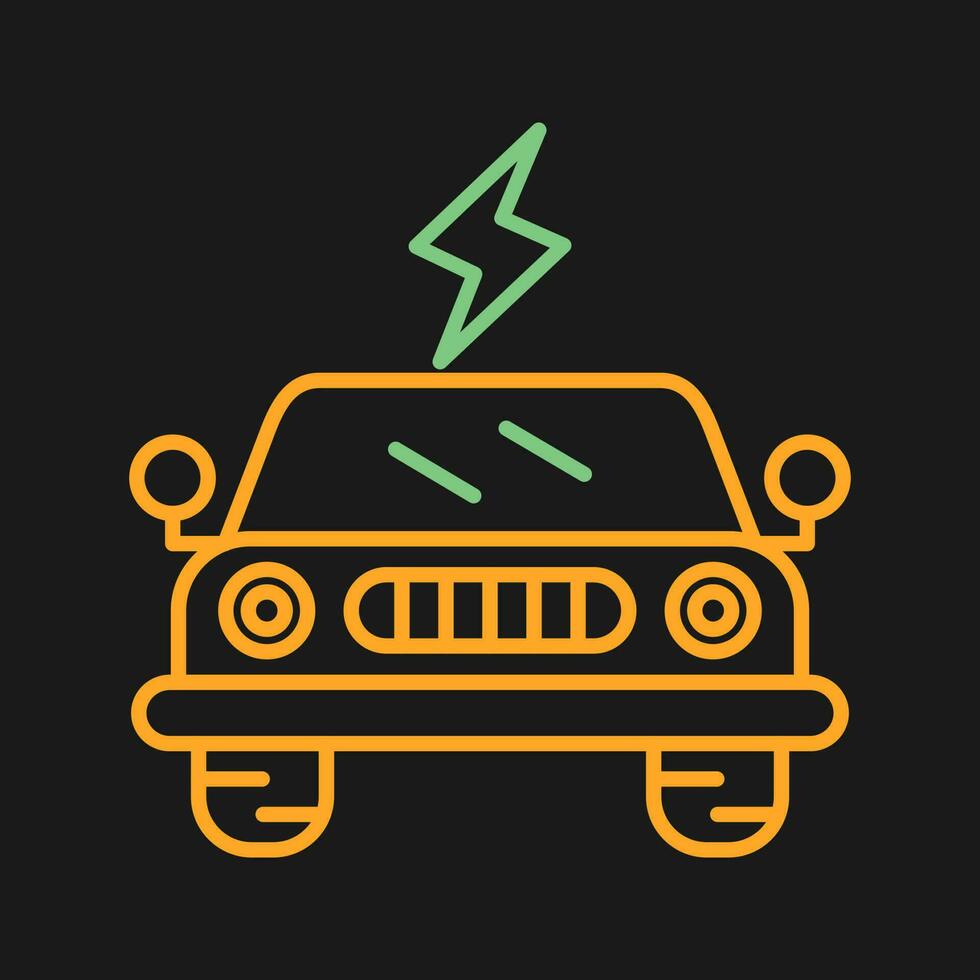 Electric Car Vector Icon