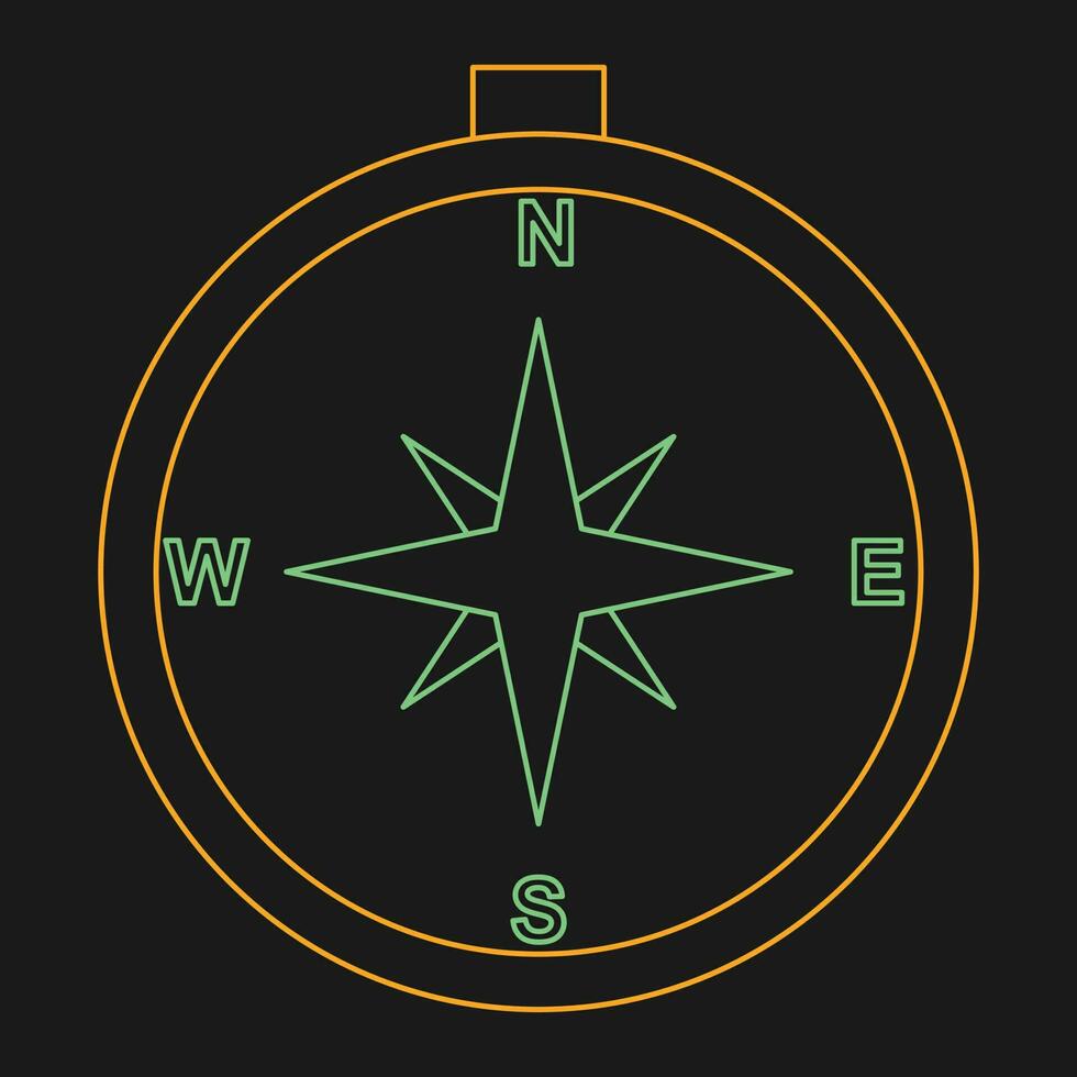 Compass Vector Icon