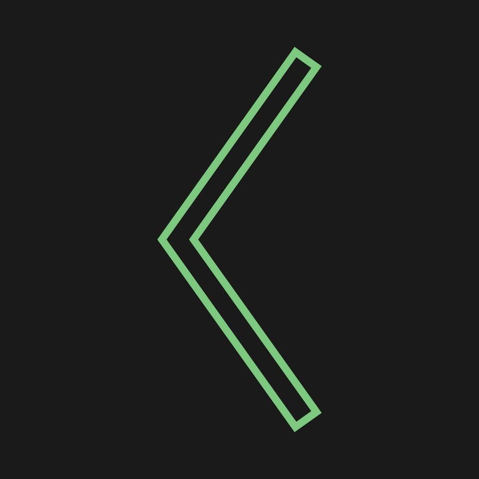 Arrow Left Vector Icon