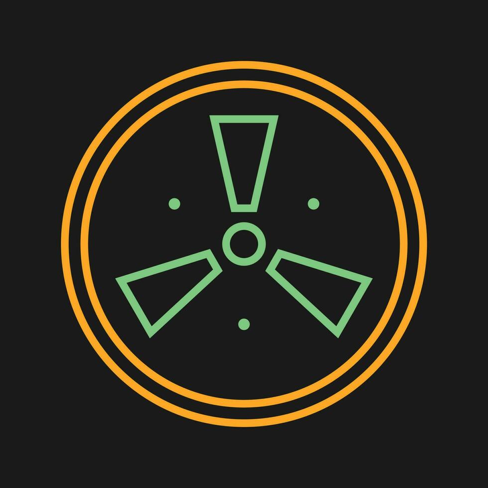 Radiation Vector Icon
