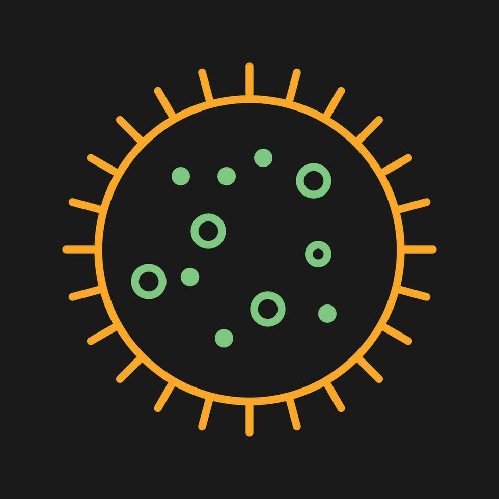 Bacteria in Slide Vector Icon