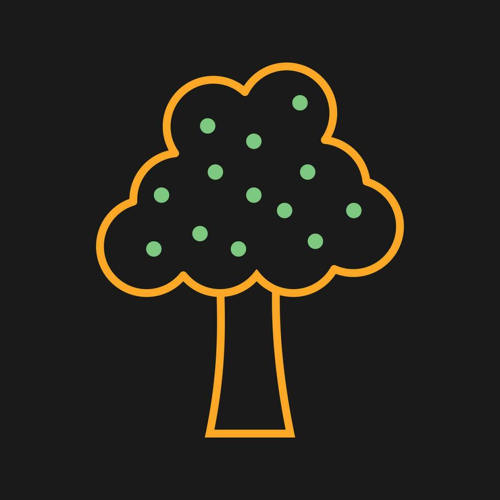 Fruit Tree Vector Icon