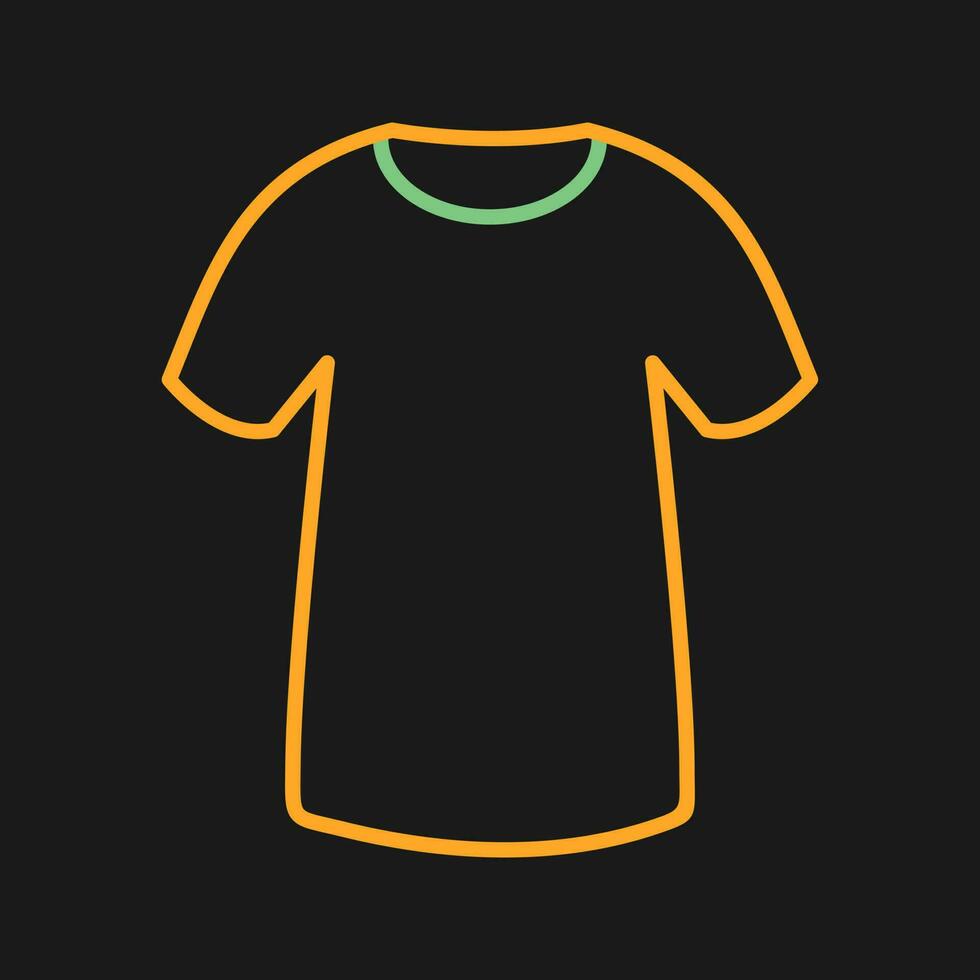 icono de vector de camiseta