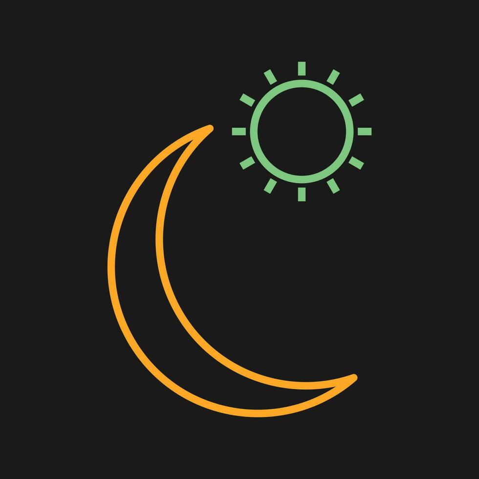Sun and Planets Vector Icon