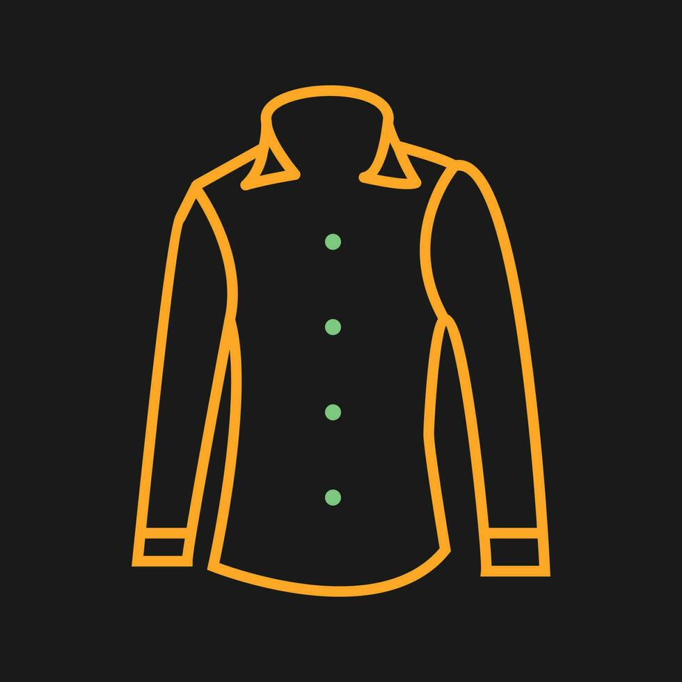 icono de vector de camisa formal