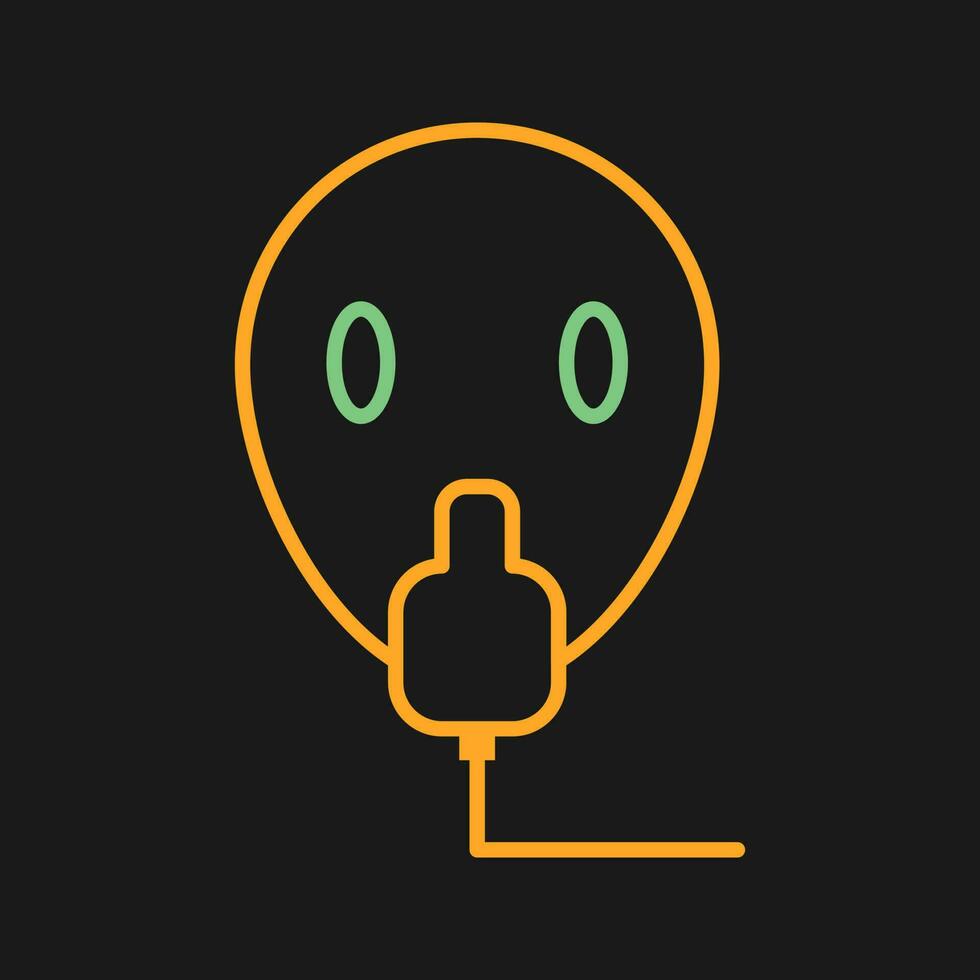 Oxygen Mask Vector Icon