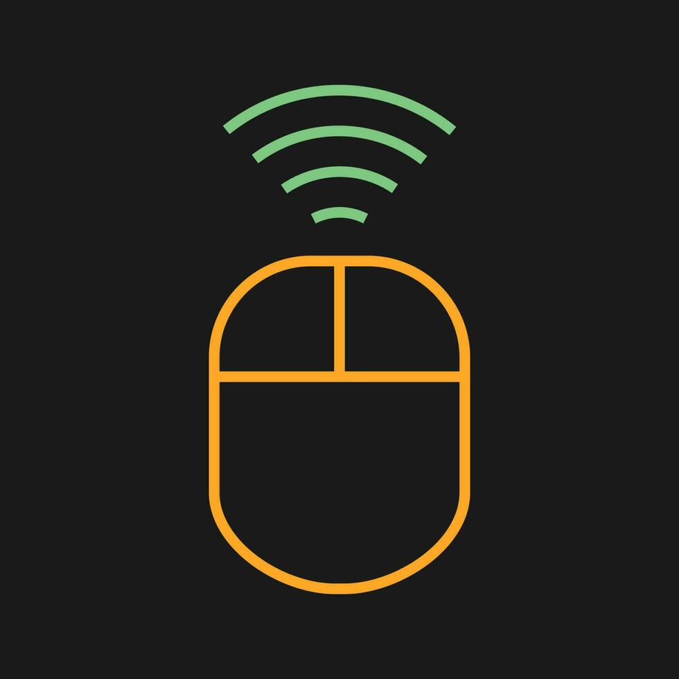 Wireless input device Vector Icon