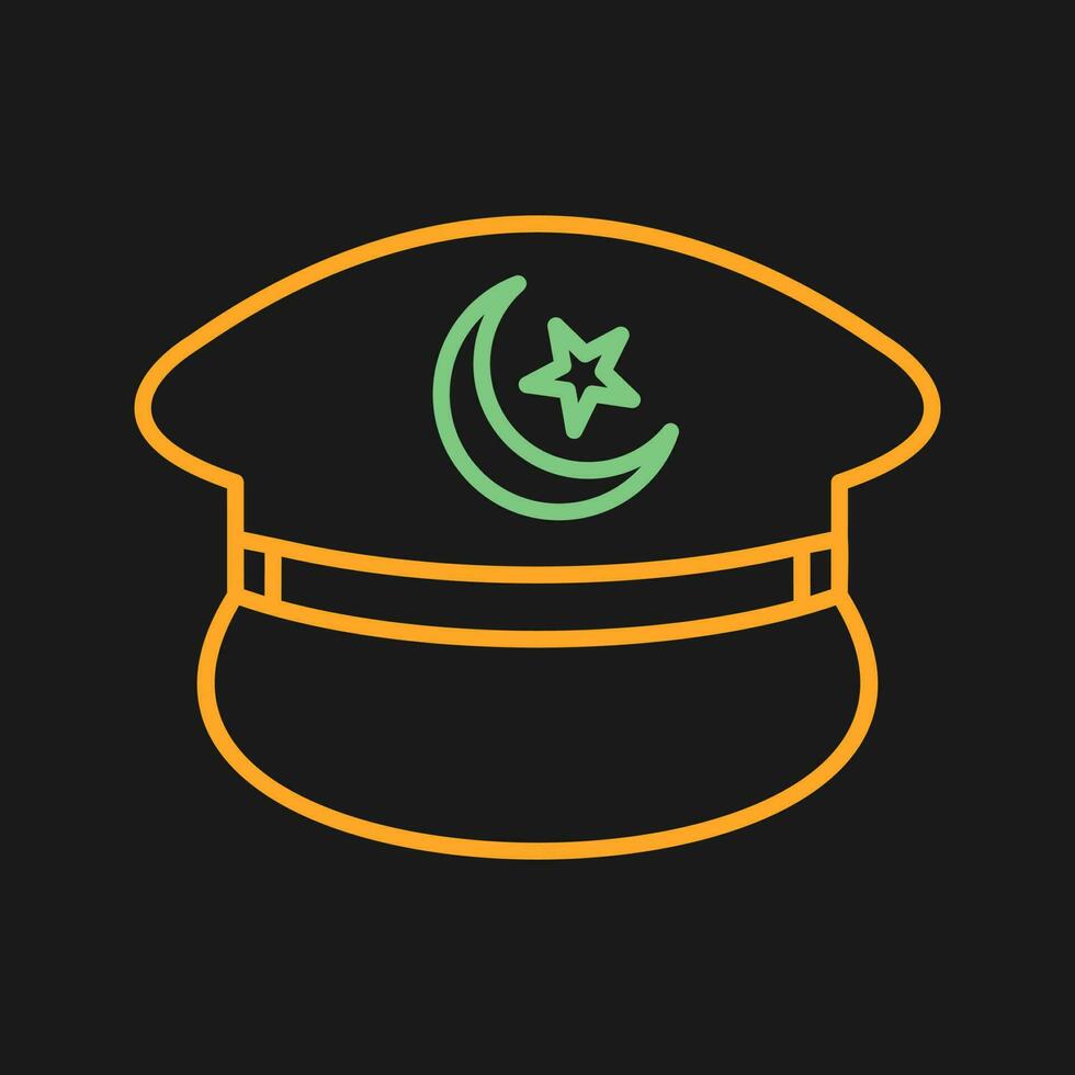 Military Hat Vector Icon