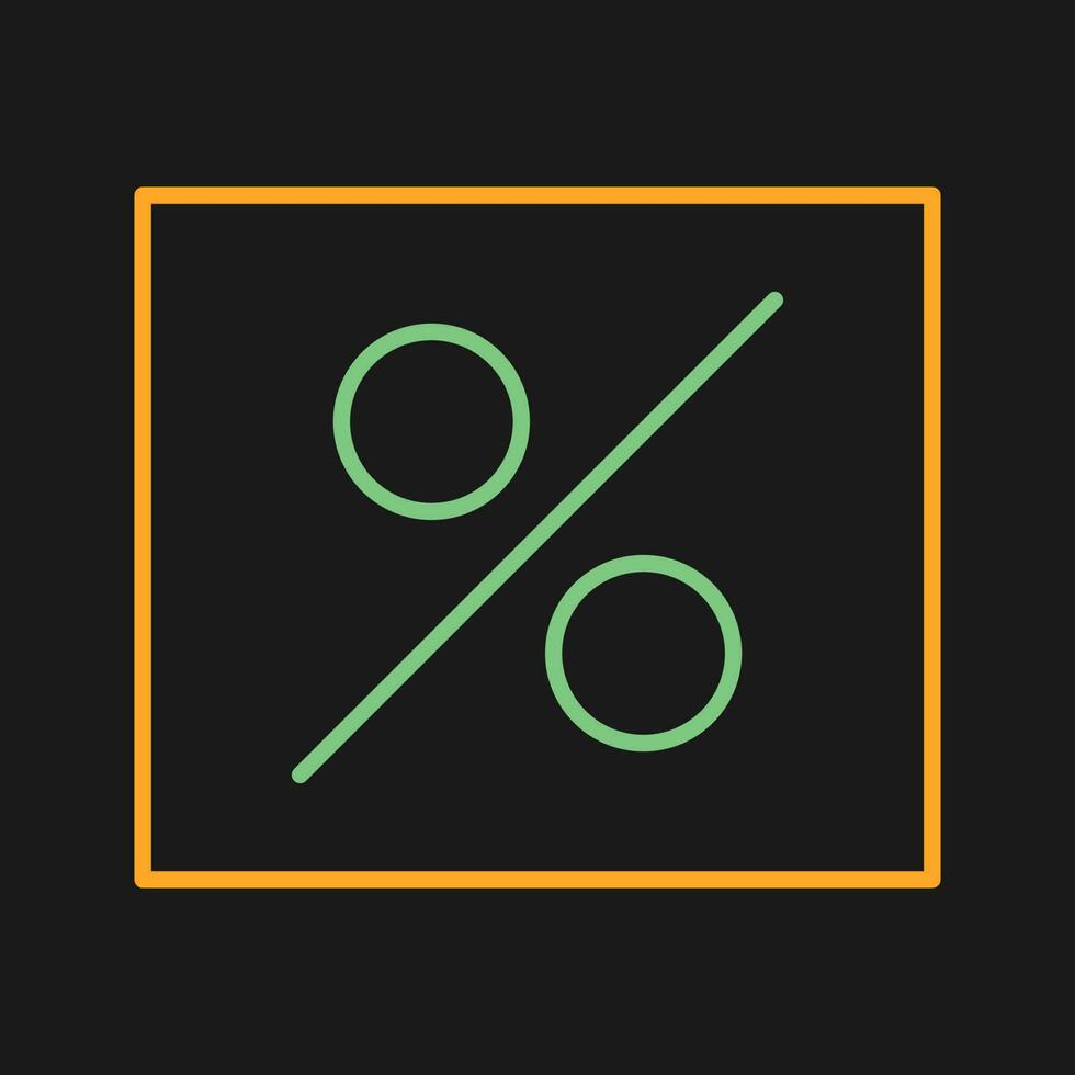 Percentage Vector Icon