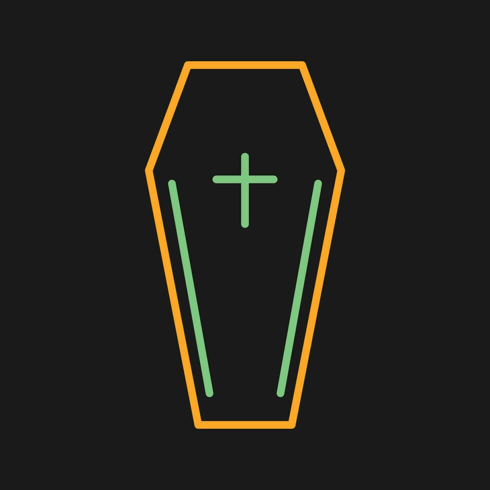 Coffin Vector Icon