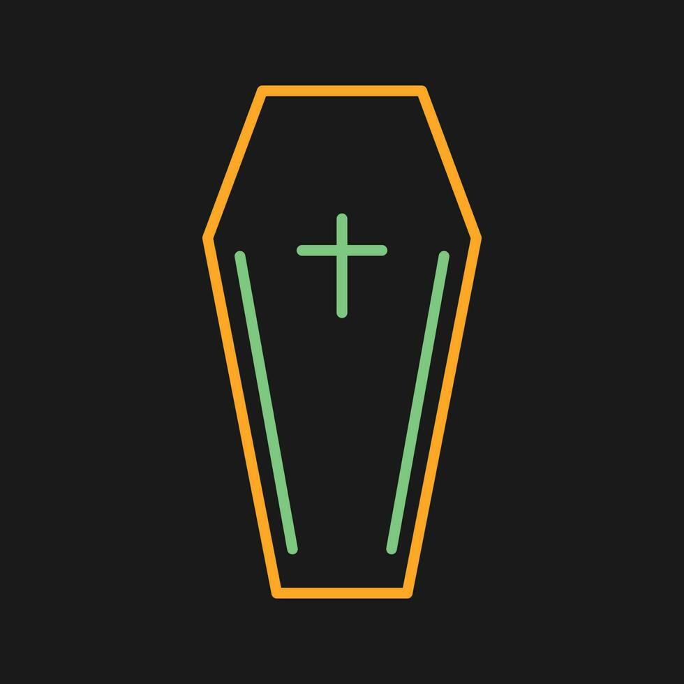 Coffin Vector Icon