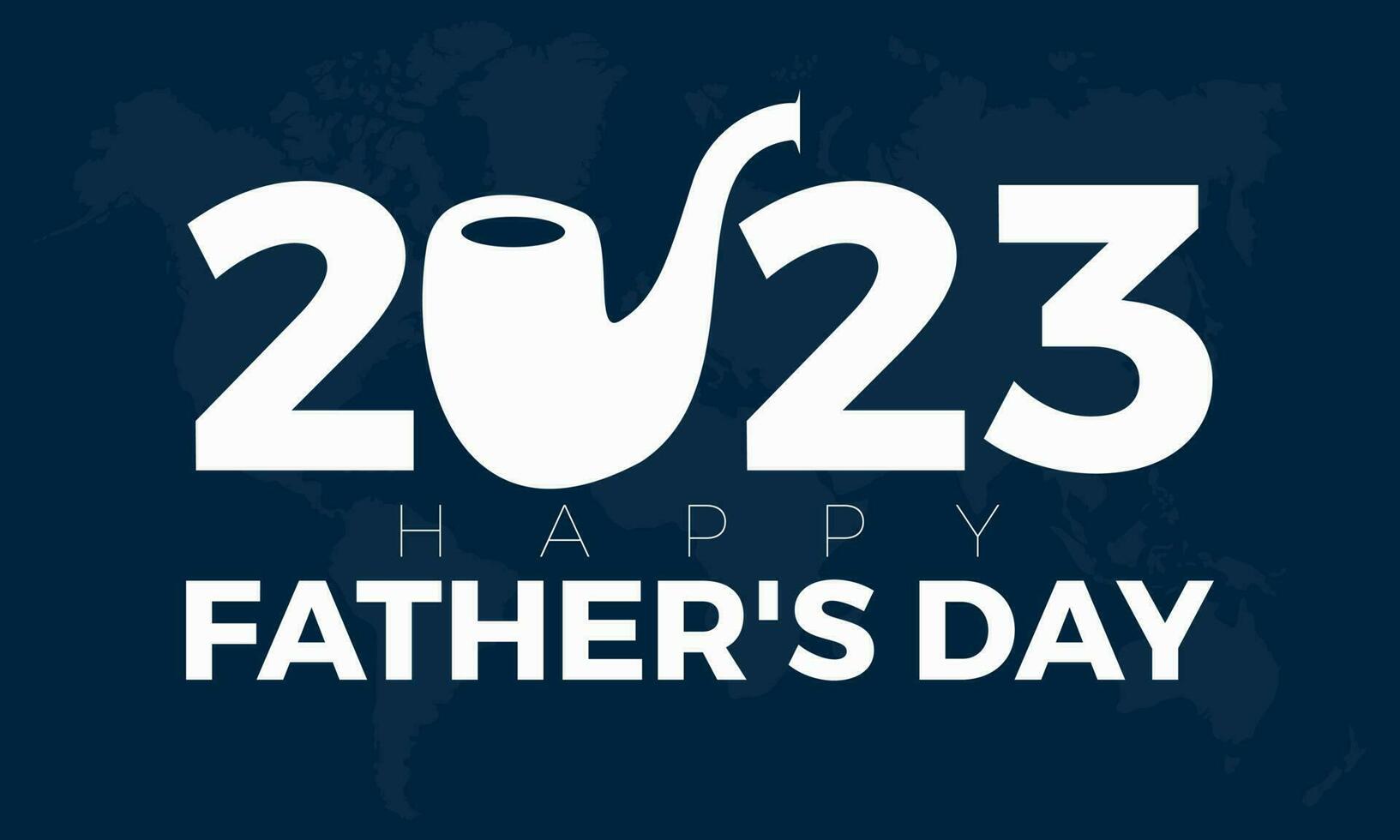 2023 Concept Father's Day celebration vector illustration template. Holiday observed on Every June