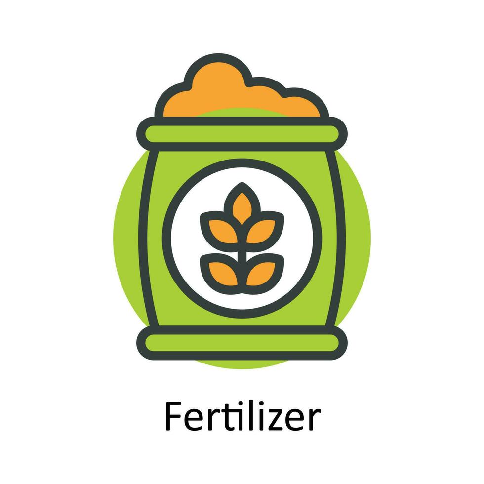 Fertilizer vector  Fill  outline Icon Design illustration. Agriculture  Symbol on White background EPS 10 File