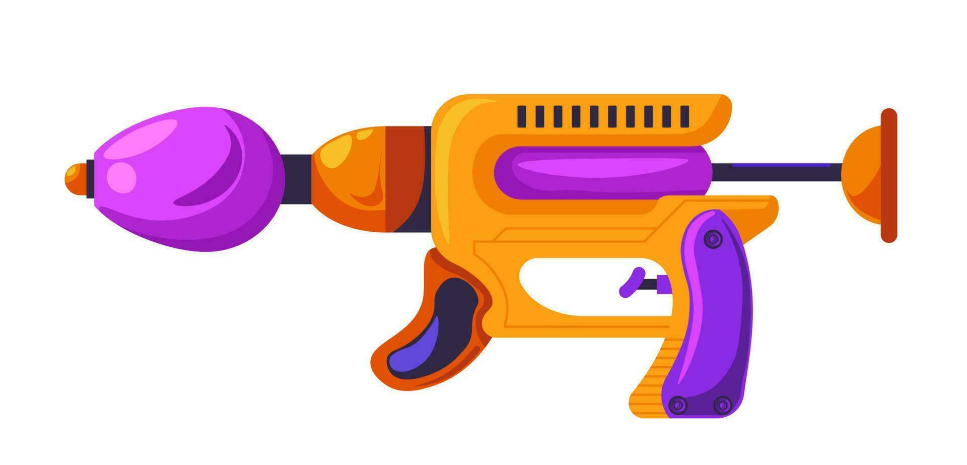 Summer plaything for children, water gun vector