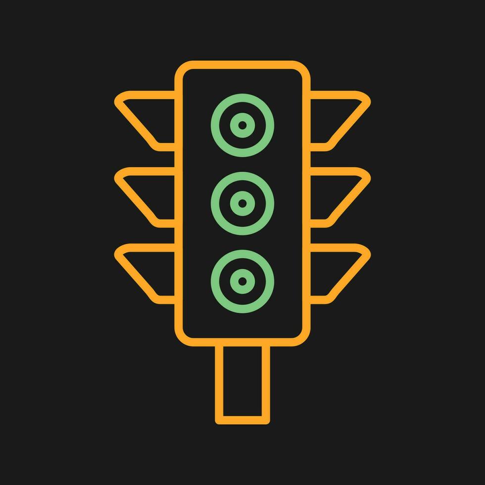 Traffic signal Vector Icon