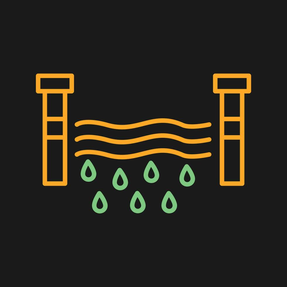 Water Dam Vector Icon