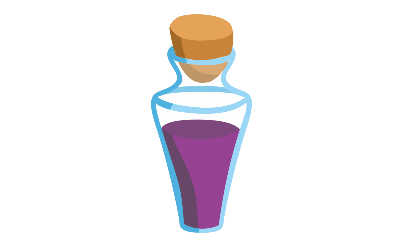 Witch Poison Potion On Transparent Background png