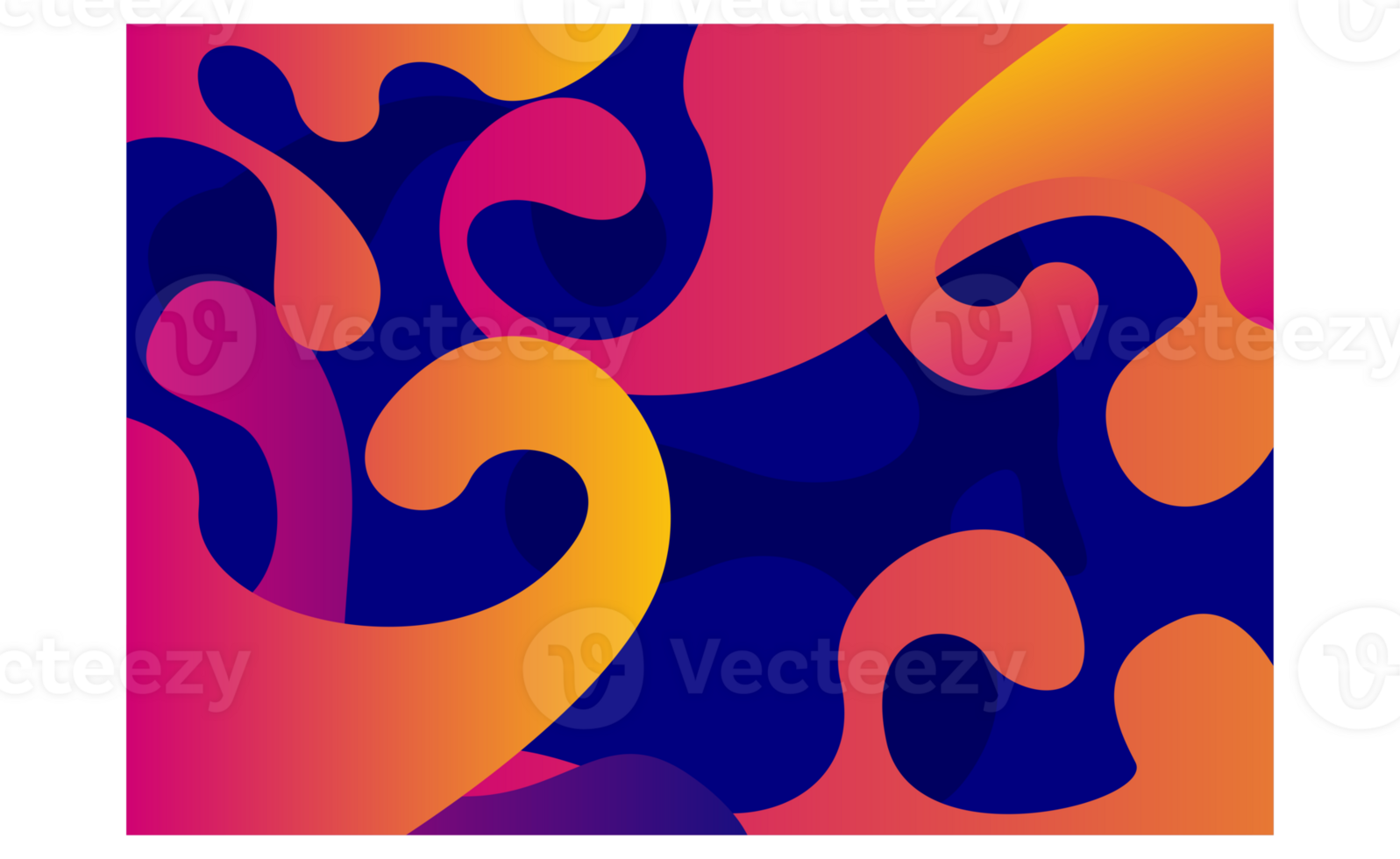 Abstract Squirt and Splash Gradient Fluid Background png