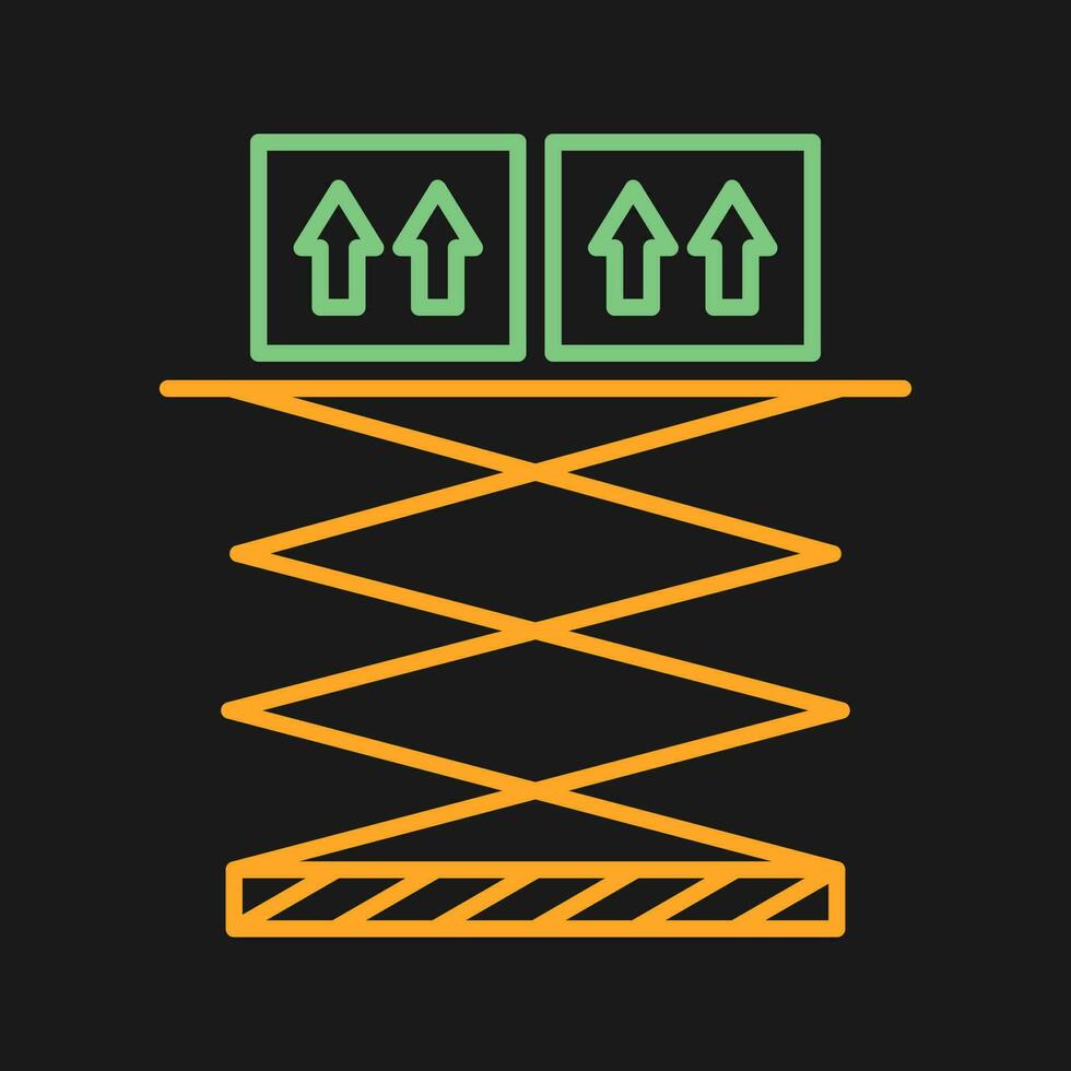 Lift Box Vector Icon