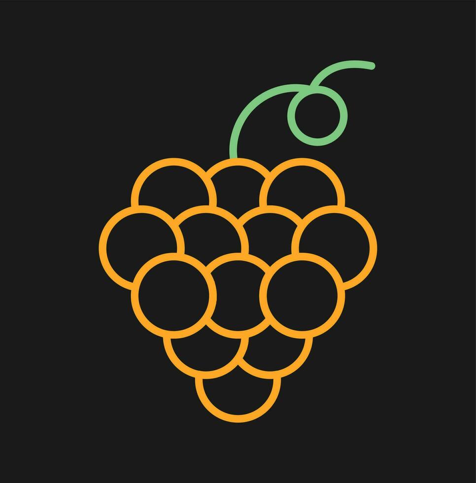 Grapes Vector Icon