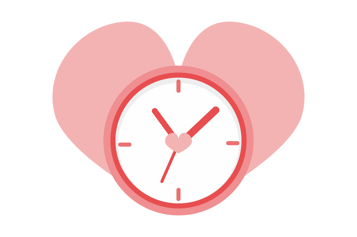 Valentine's Day Business Icon - Time With Transparent Background png