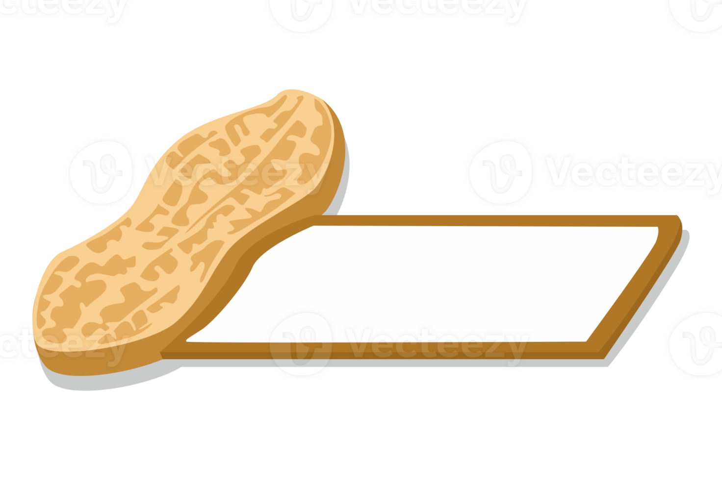 Peanut Logo Icon On Transparent Background png