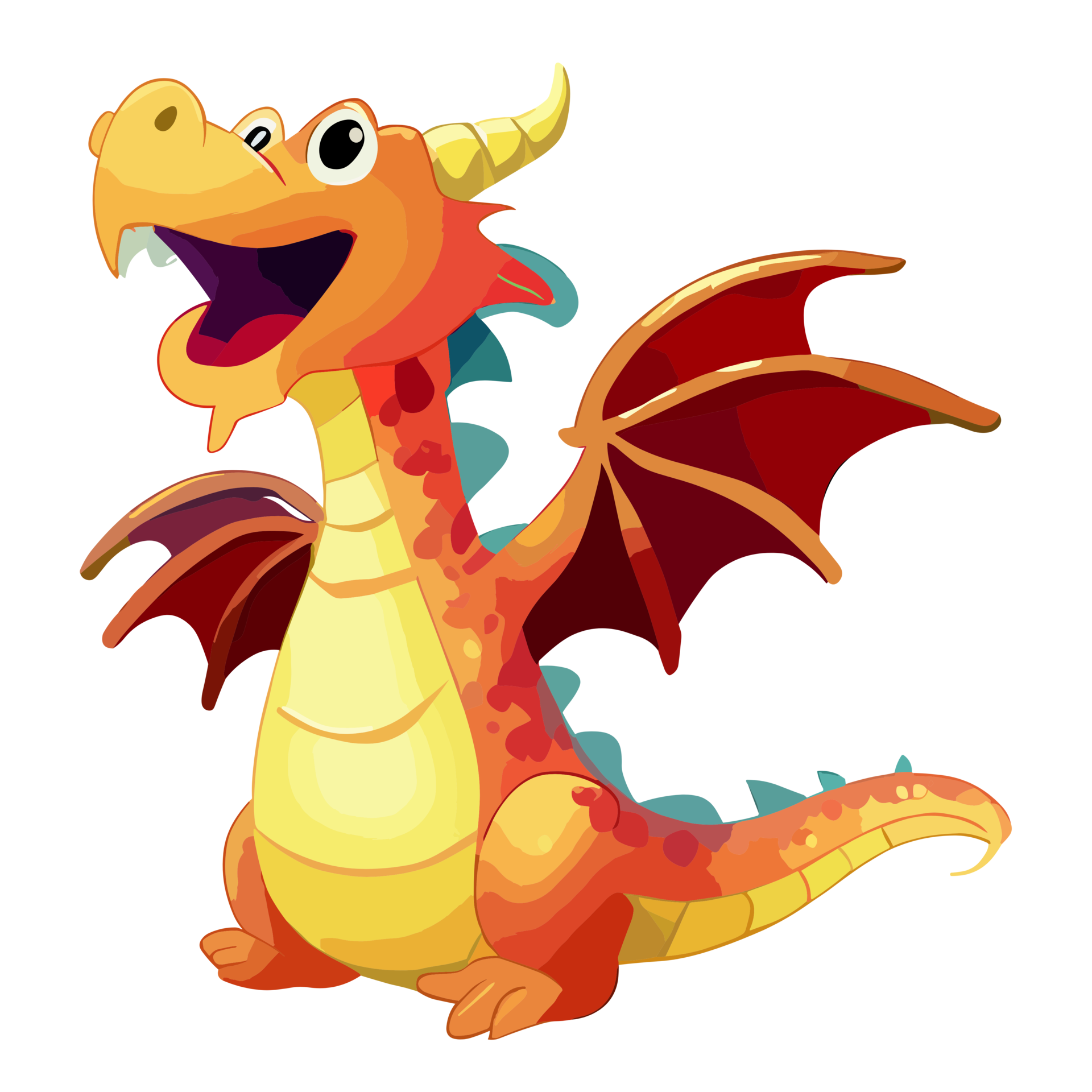 Clipart Cute Dragon