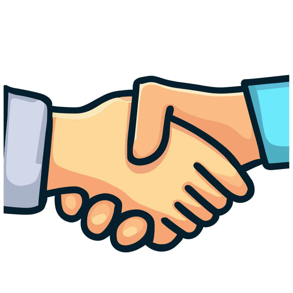 Hand Shake Clip Art transparent Hintergrund png