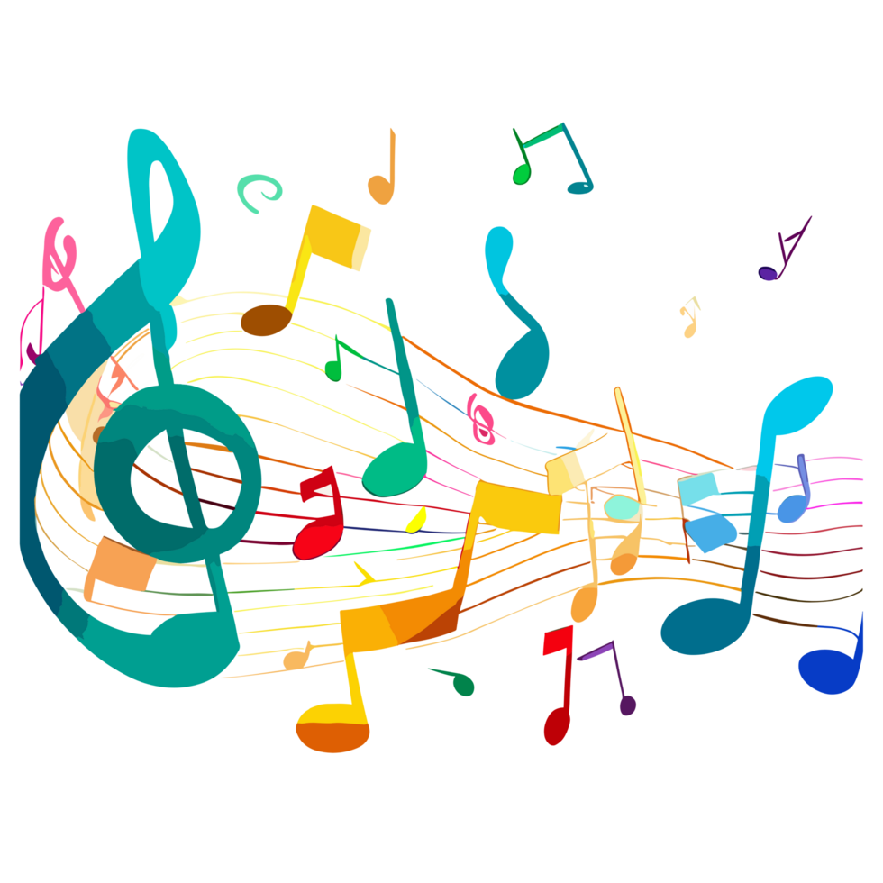 música notas icono clipart transparente antecedentes png