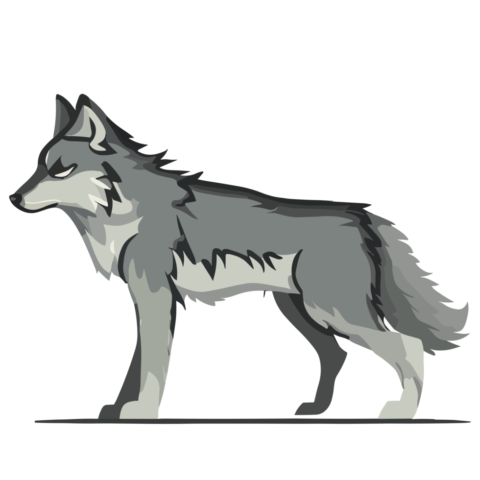 blanco lobo clipart transparente antecedentes png