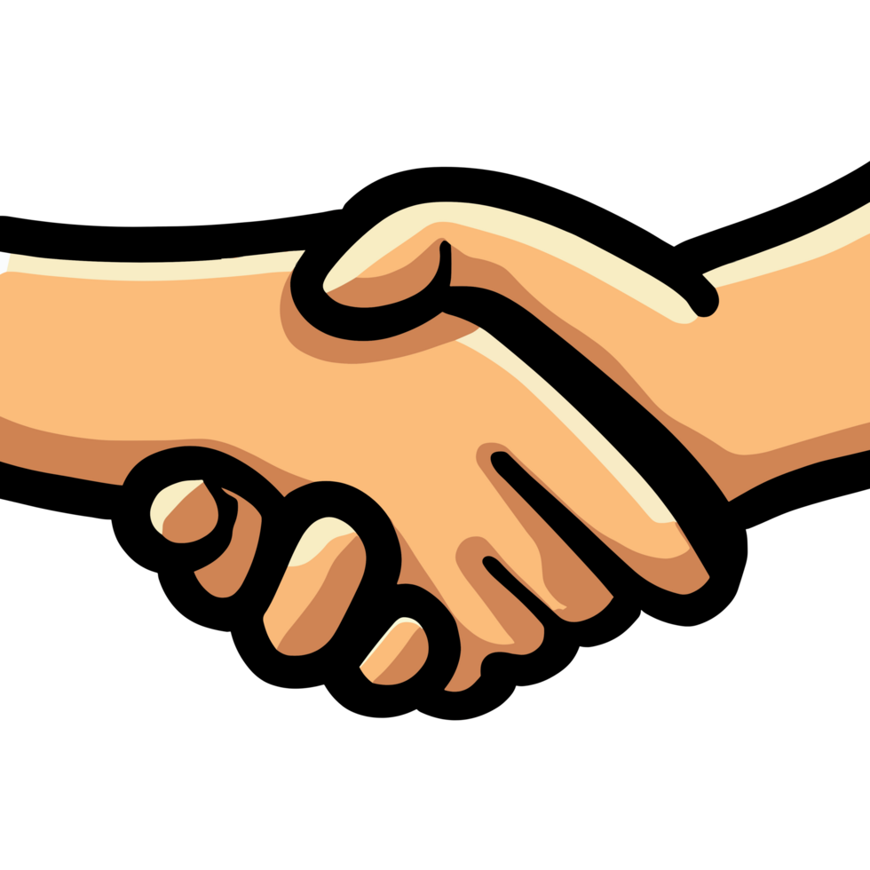 Hand Shake Clip Art transparent Hintergrund png