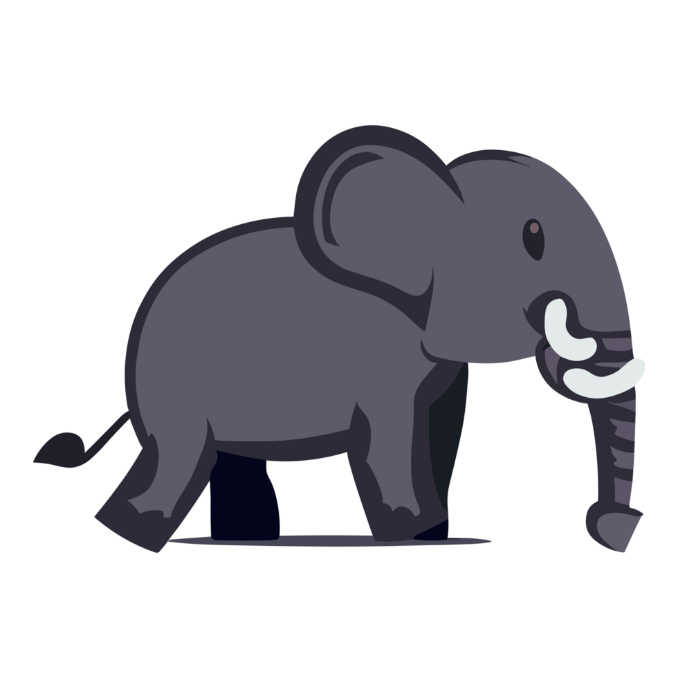 Running Elephant icon clipart transparent background png