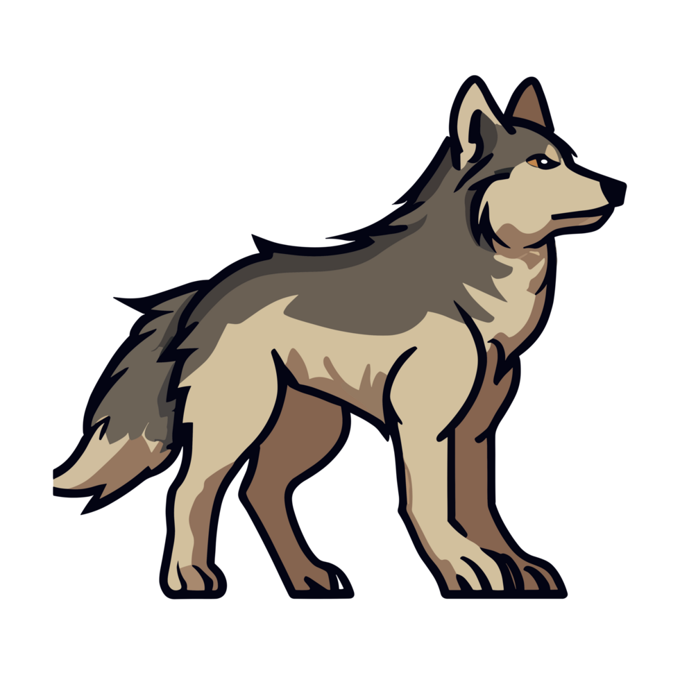 Loup icône clipart transparent Contexte png