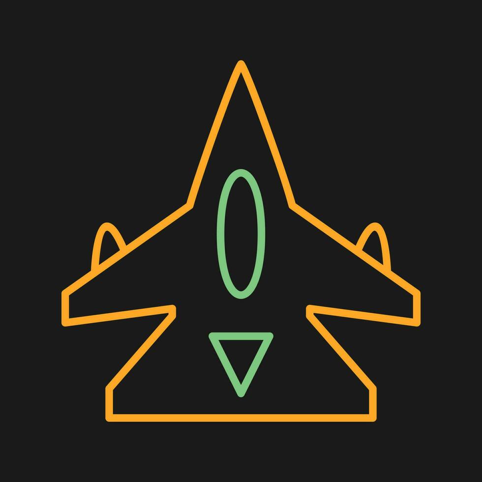 Fighter Jet Vector Icon